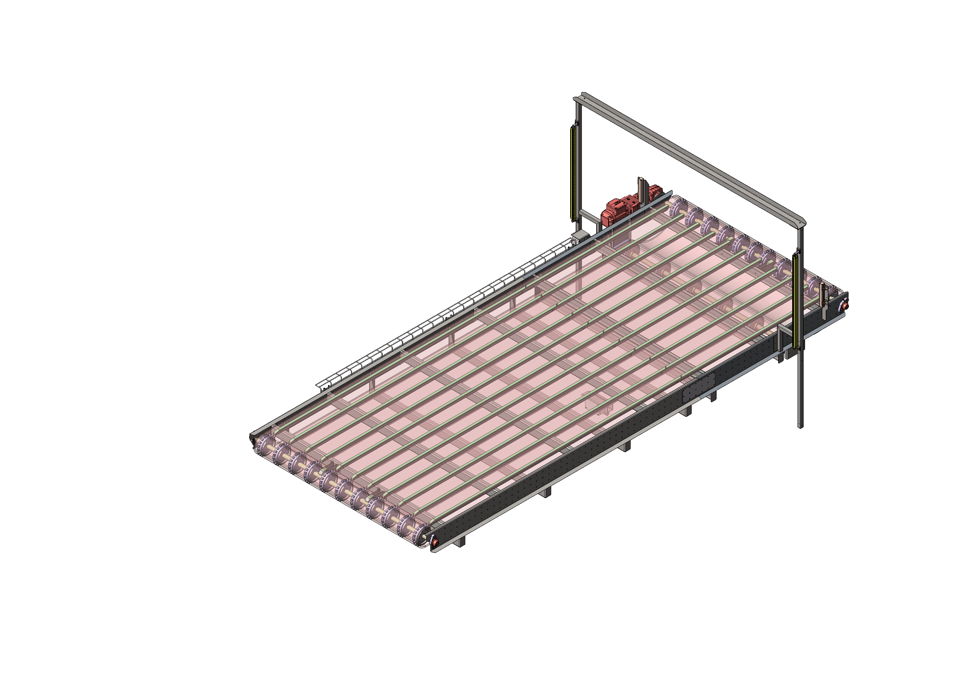 Flat Wire Belt Conveyor