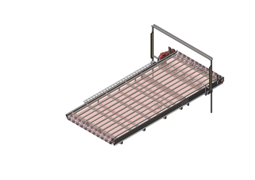 Flat Wire Belt Conveyor main view