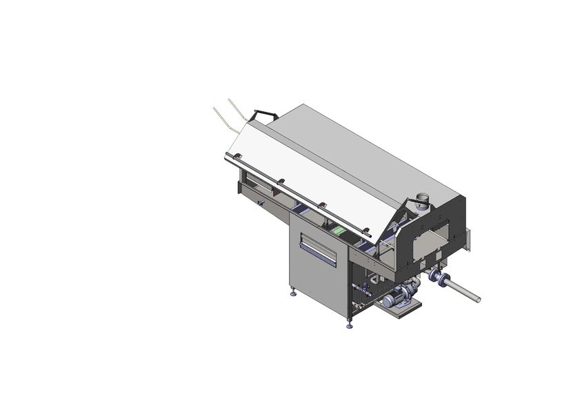 Single Row Washing Line — Rinsing Unit main view