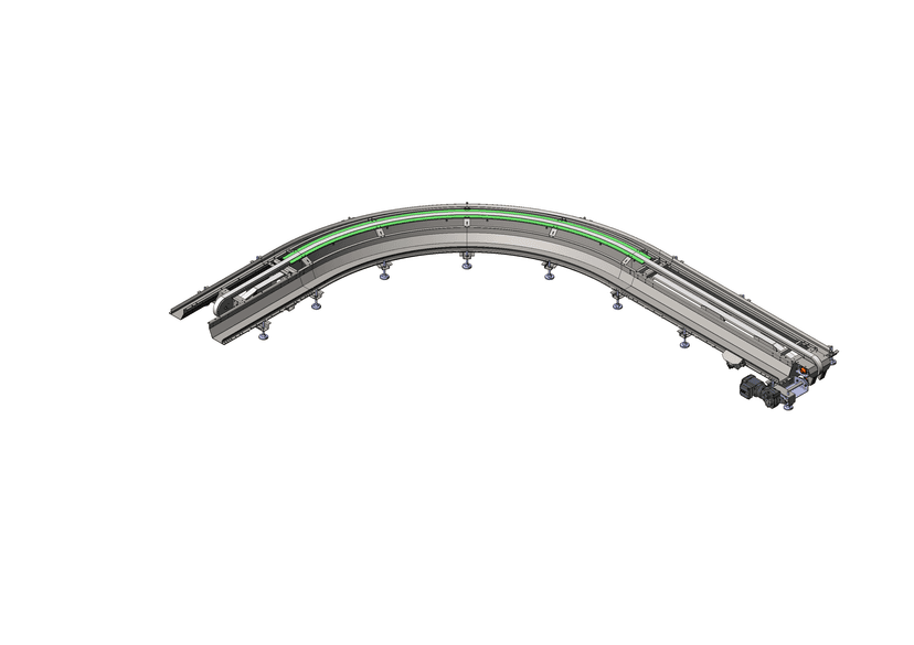 Roll Container Conveyor main view