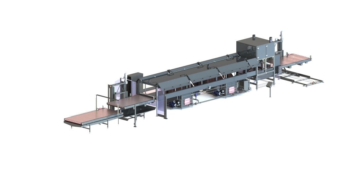 Deep Drawing Metal Sheet Washing Line