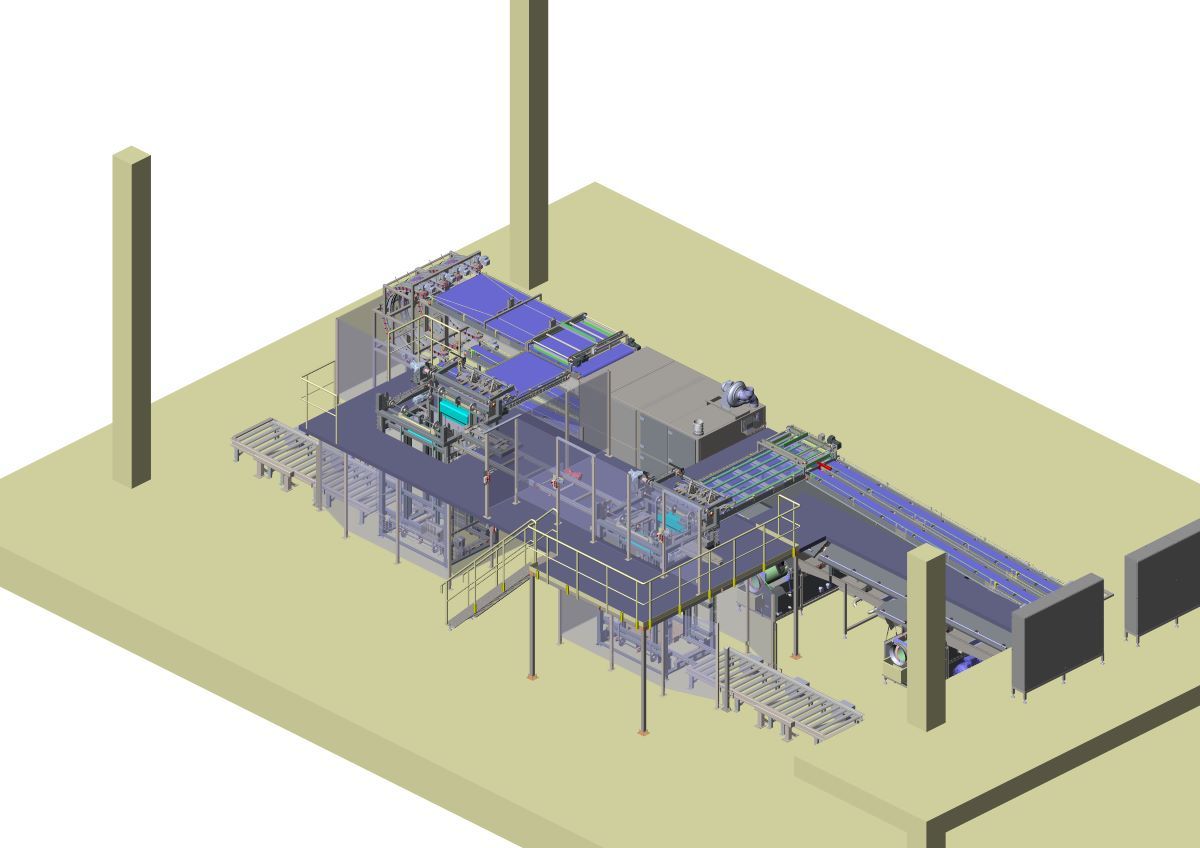 Tray Washing Line