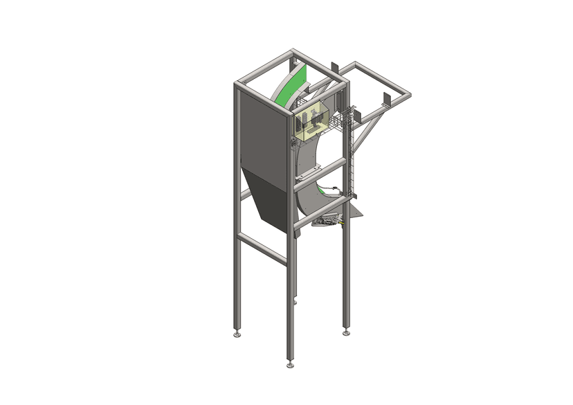 Roskanpoistolaite main view