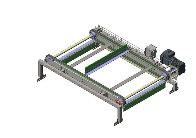 Side Transfer for Two Row Washing Line main view