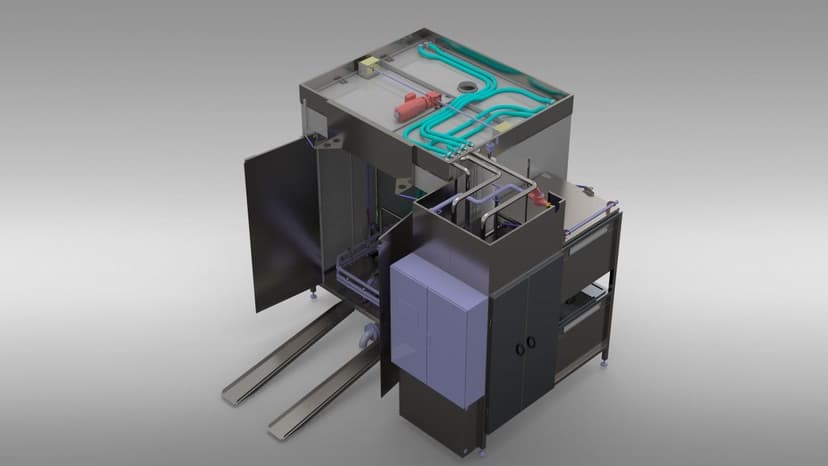 Multiwasher monitoimipesukaappi main view